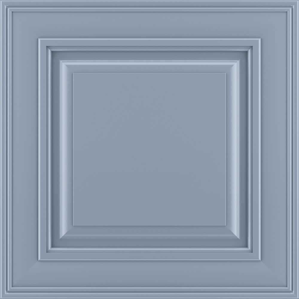American Woodmark Savannah 14 9/16 x 14 1/2 in. Cabinet Door Sample in Linen 99765 - Cheap Fitting
