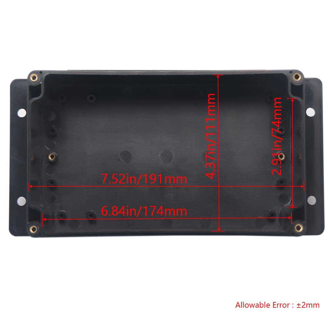 Raculety Project Box Ip65 Waterproof Junction Box Abs Plastic Electrical Boxes Diy Electronic Project Case Power Enclosure with Fixed Ear 7.87 X - Cheap Fitting