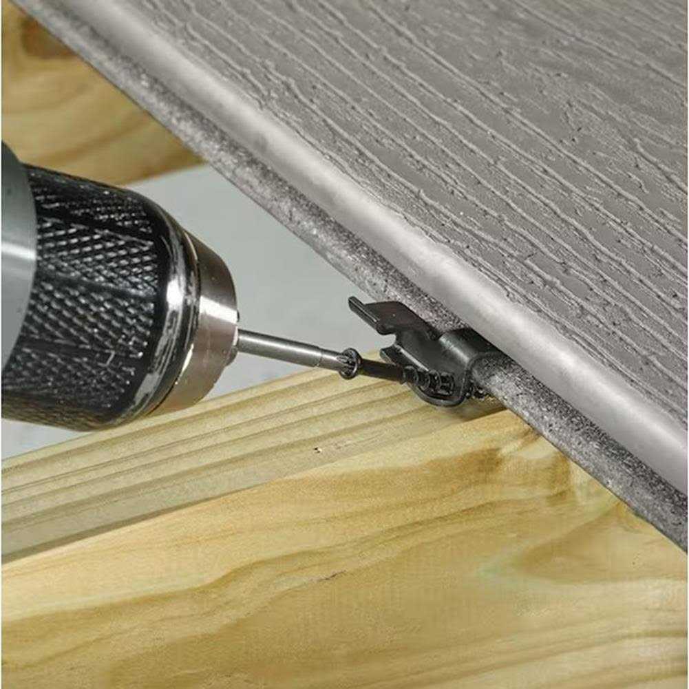 FastenMaster Universal hidden deck Fastening System – Stainless steel hidden deck screws and clips – Black - Cheap Fitting
