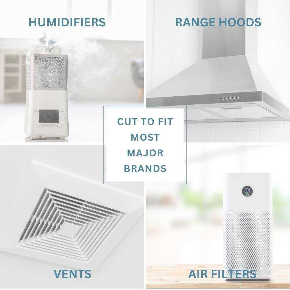 Extra Thick 1/2 Cut To Fit Universal Activated Carbon Filter Charcoal Air Filter Sheet 16×50 - Cheap Fitting