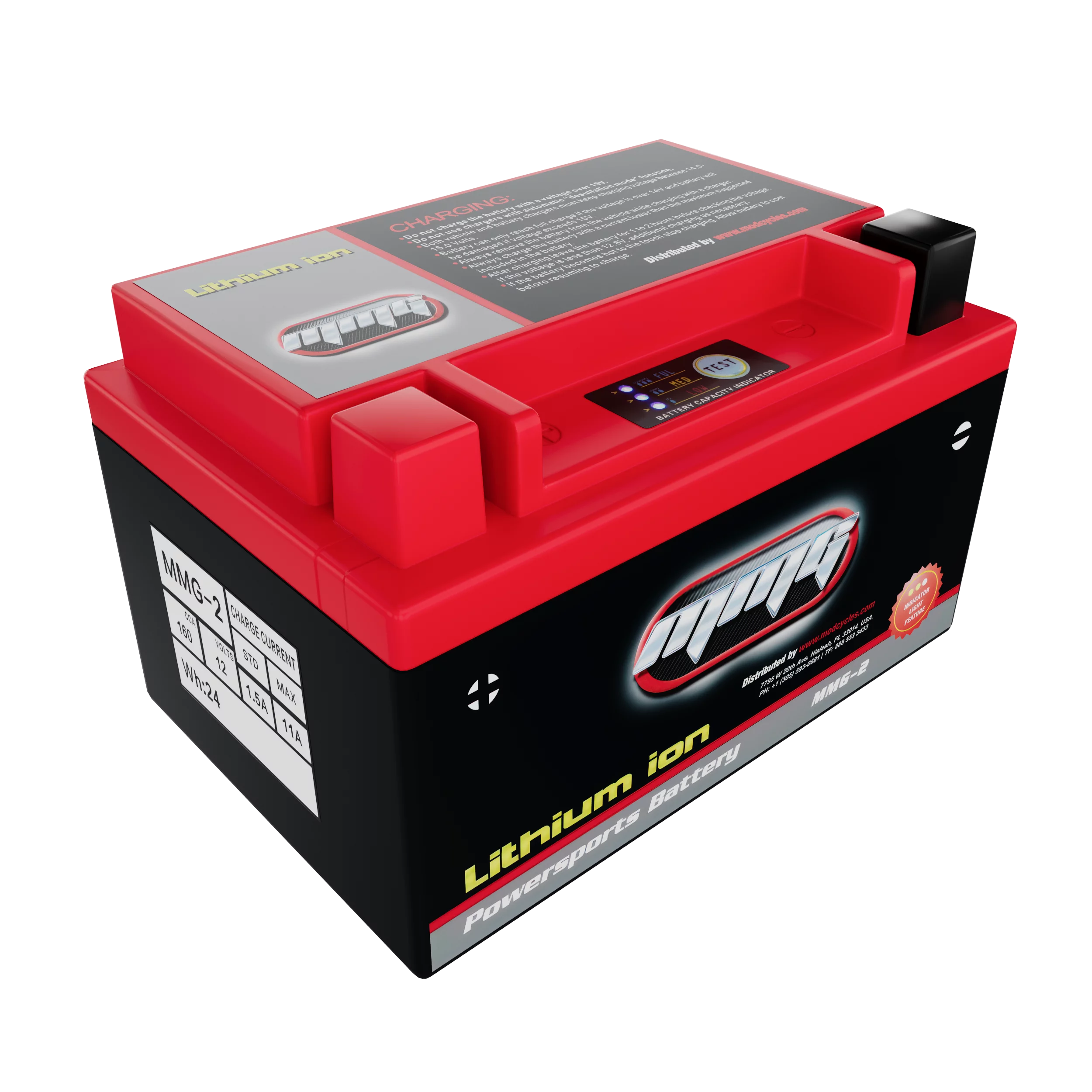 YTX7A-BS 7A-BS Lithium Ion Sealed Powersports Battery 12V 160CCA Motorcycle Scooter ATV (MMG2) - Cheap Fitting
