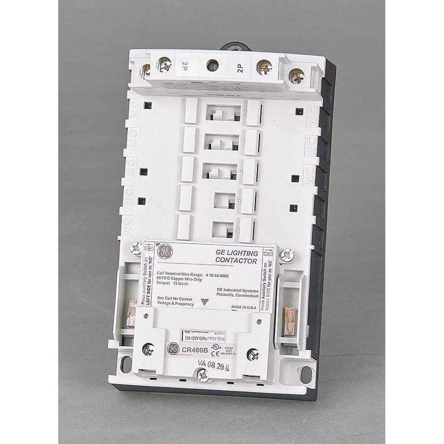 Ge 120Vac Electrically Held Lighting Contactor 2P 30A CR463L20AJA - Cheap Fitting