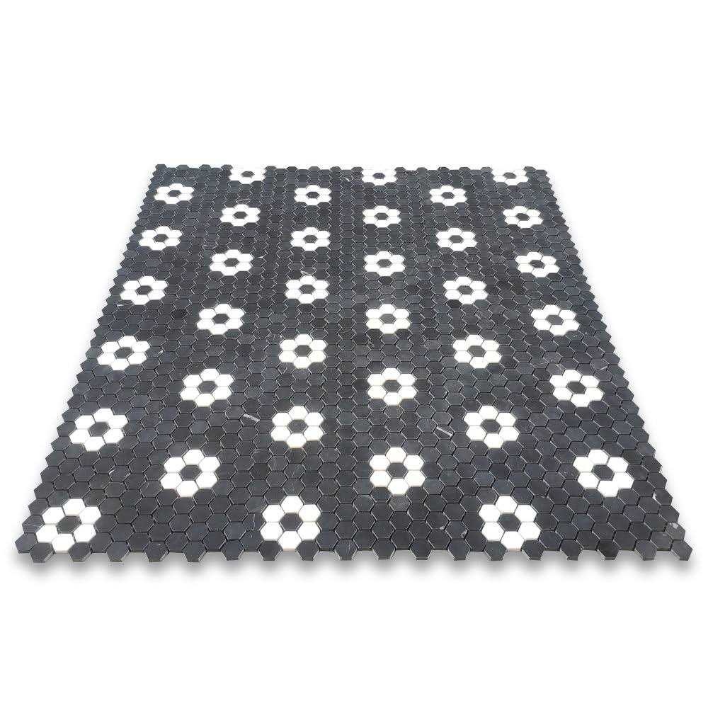 10 x 11 Marble Mosaic Wall & Floor Tile Marble Online - Cheap Fitting