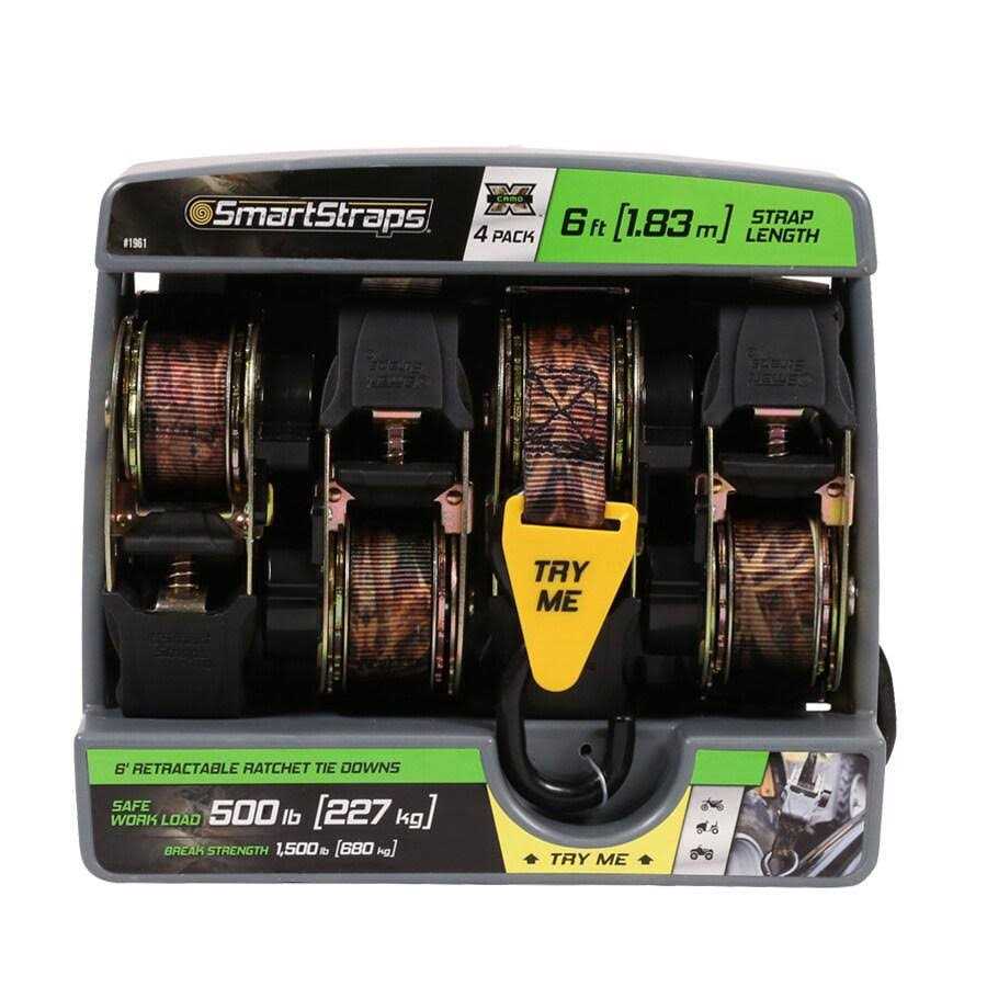 SmartStraps 1961 6 ft. Camo Retractable Ratchet	SmartStraps 1961 6 ft. Camo Retractable Ratchet - Cheap Fitting