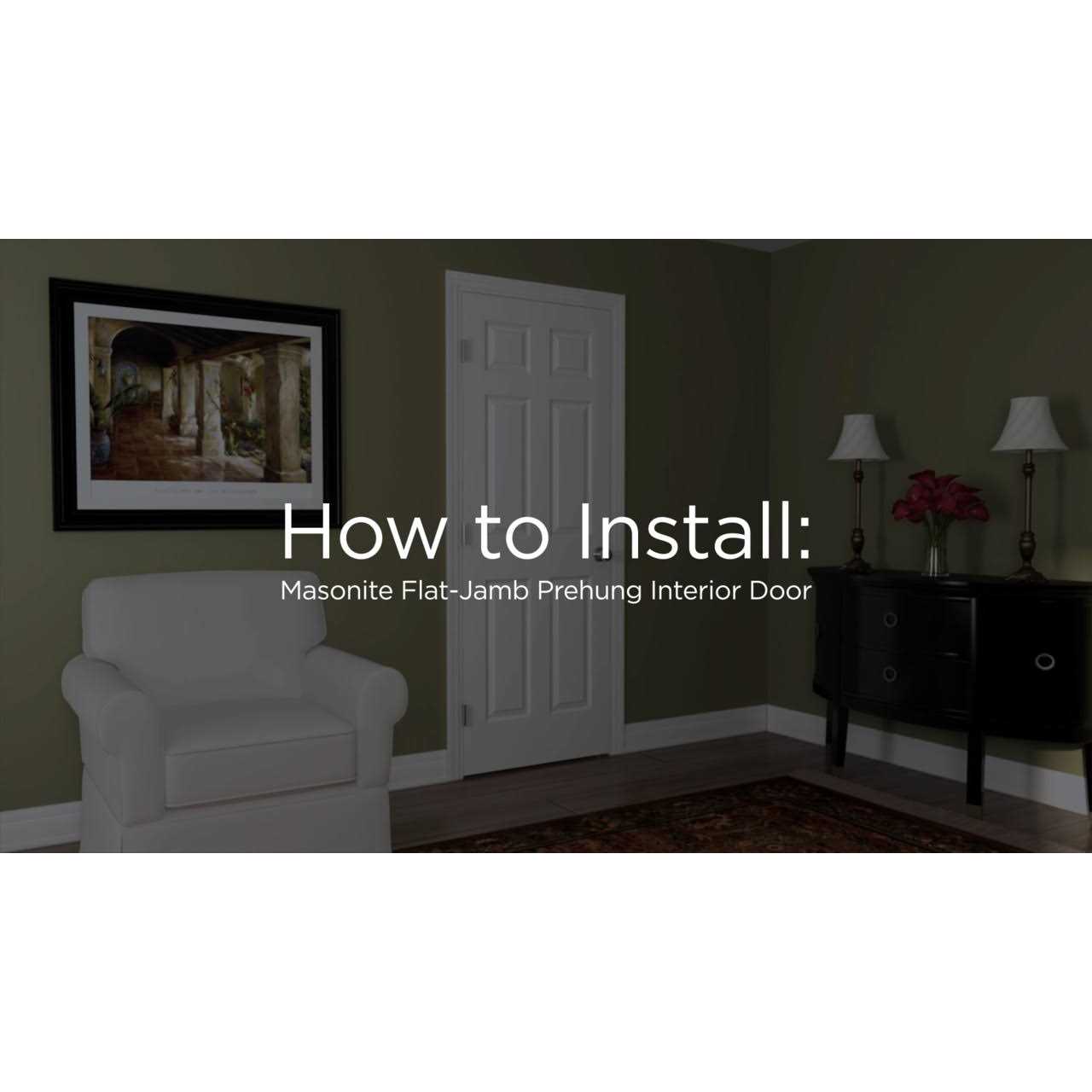 Masonite 80 in. 1 Panel Lincoln Park Primed Composite Single Prehung Interior Door - Cheap Fitting