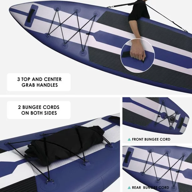 Arlopu 11FT Stand Up Paddle Board Inflatable with Premium SUP Accessories & Backpack, Non-Slip Deck, Waterproof Bag, Leash, Paddle and Hand Pump - Cheap Fitting