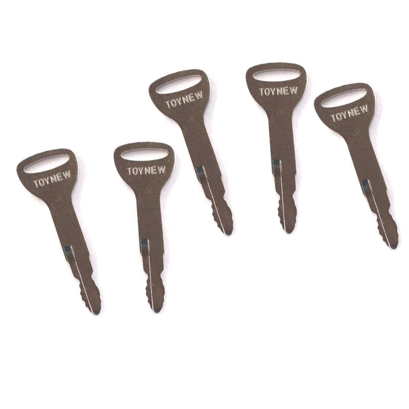 5 Ignition Keys 57591-23330-71 575912333071 A62597 162597 For Toyota Forklift - Cheap Fitting