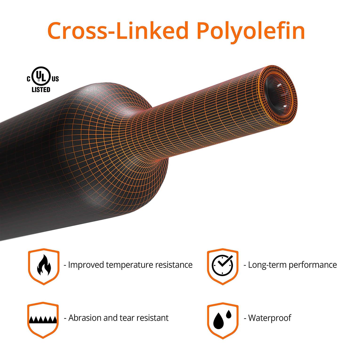 Wirefy Heat Shrink Tubing Kit 3:1 Ratio Adhesive Lined - Cheap Fitting