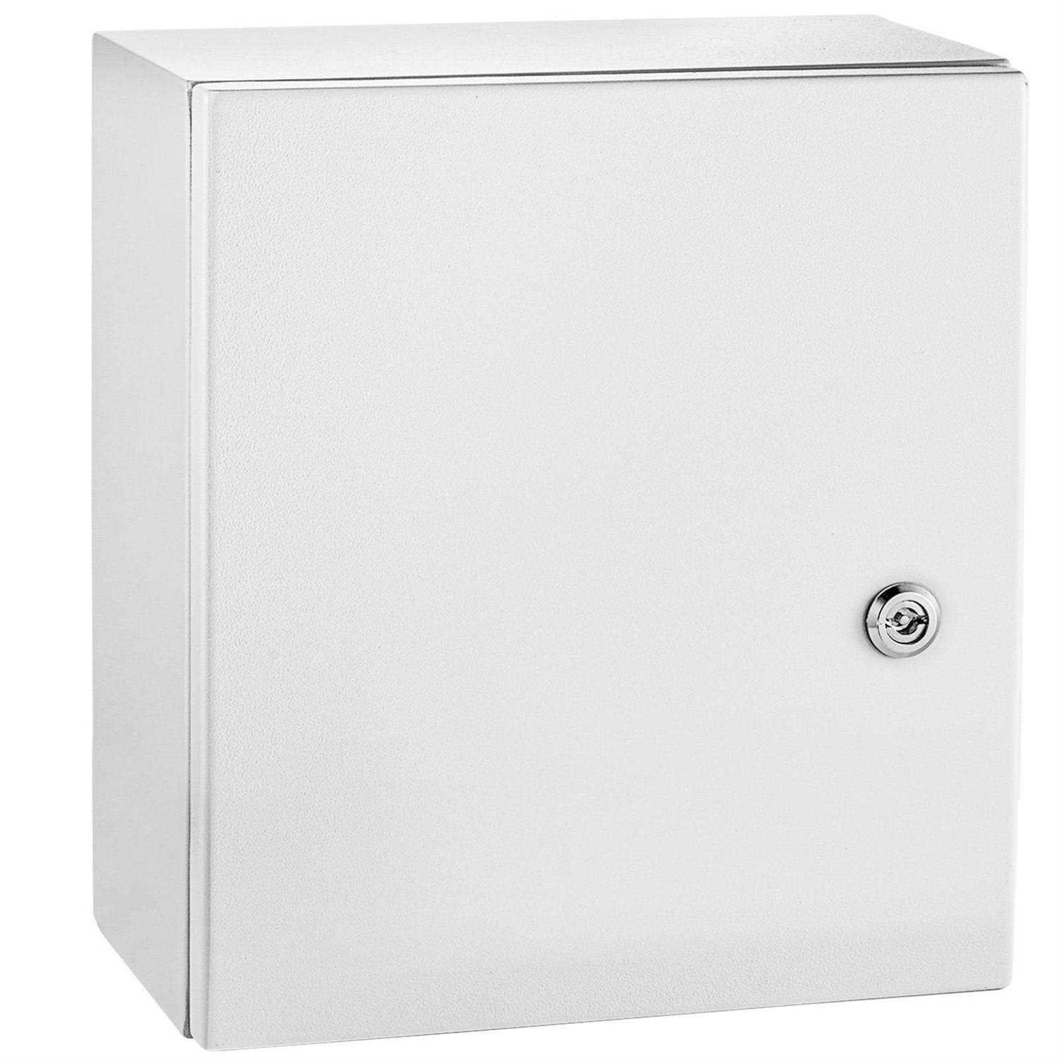 VEVOR NEMA Steel Enclosure 12x12x6 NEMA 4X Steel Electrical Box IP66 Waterproof & Dustproof DQXJSTCFS30X30X15V0 - Cheap Fitting