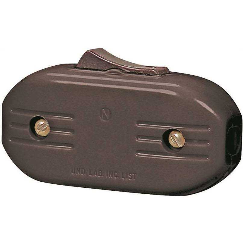 Cooper Wiring 933B-BOX Cord Switch Brown - Cheap Fitting