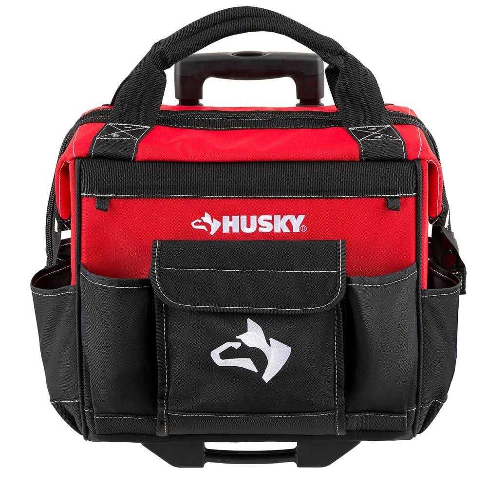 Husky 14 in. 13 Pocket Rolling Tool Bag - Cheap Fitting