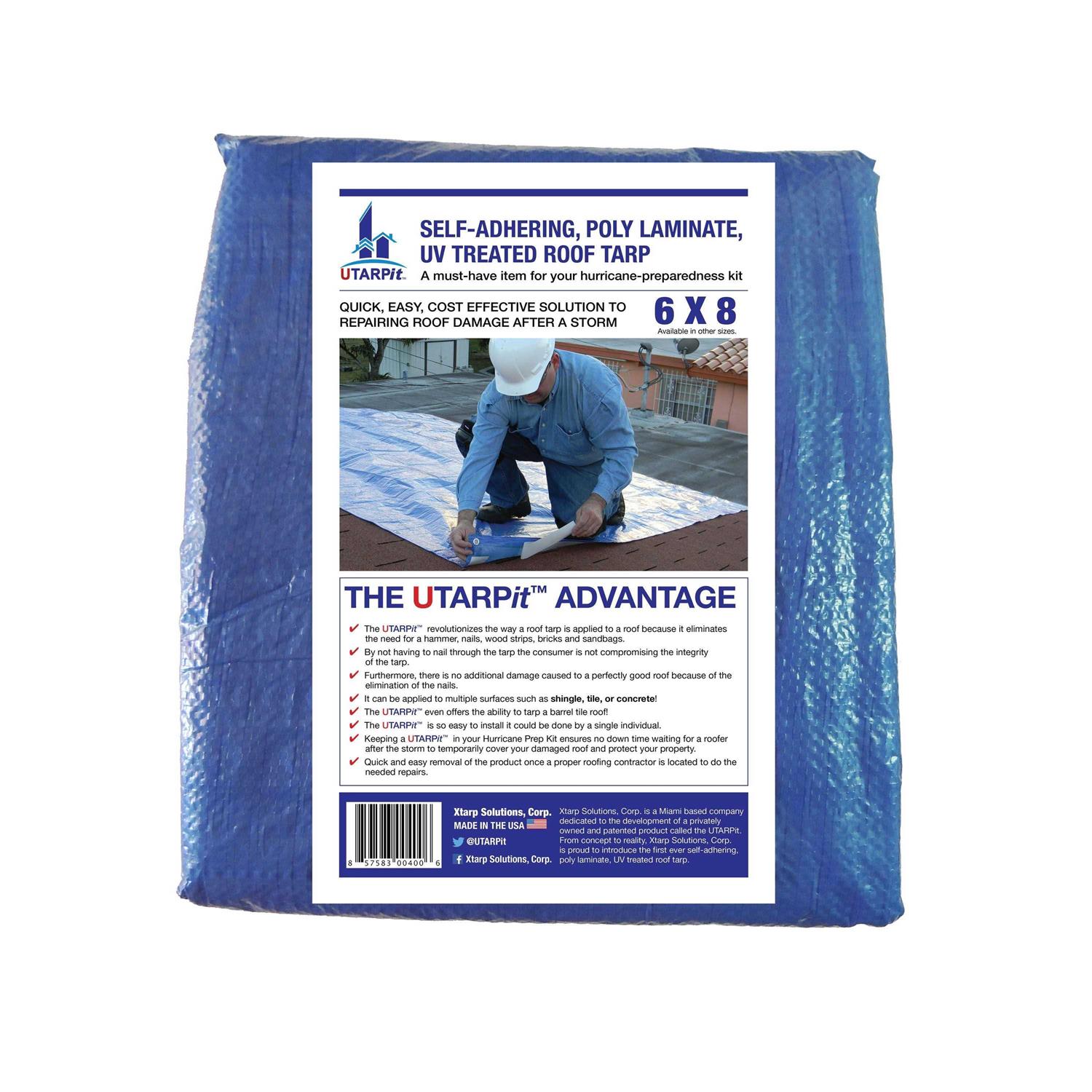 UTARPit 16 x Blue Tarp - Cheap Fitting