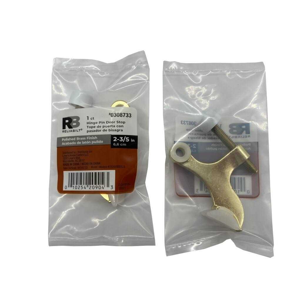 RELIABILT 2-3/5 Hinge Pin Door Stop Rubber 23300TNXLG - Cheap Fitting