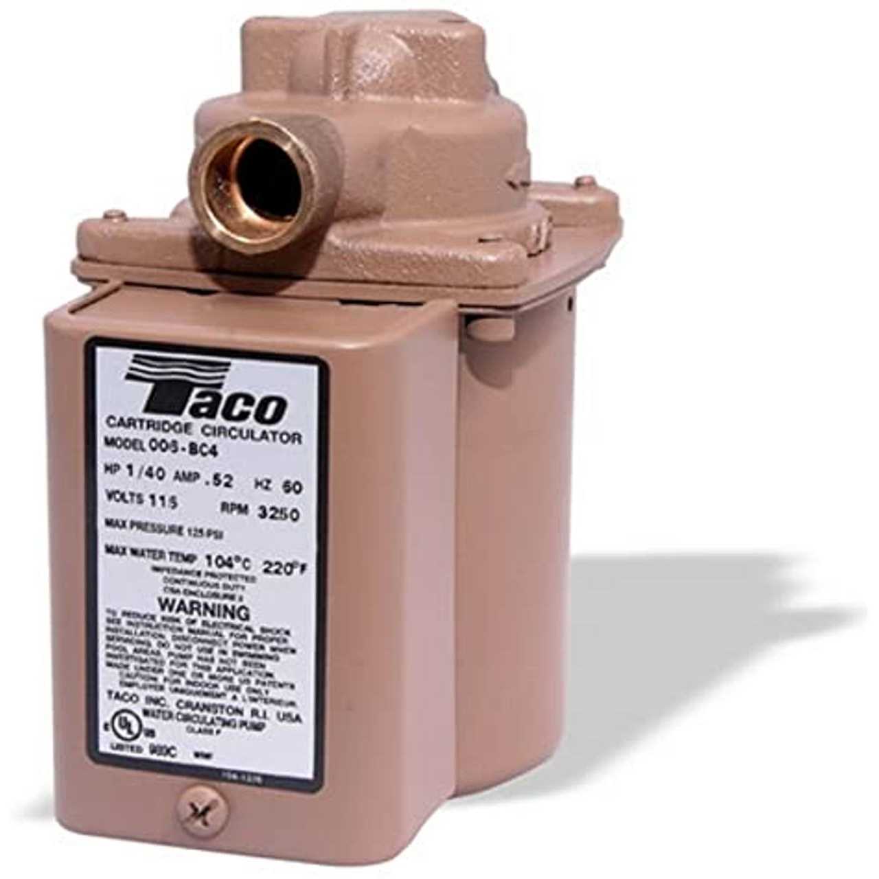 Taco 006-BC4 Bronze Circulator - Cheap Fitting