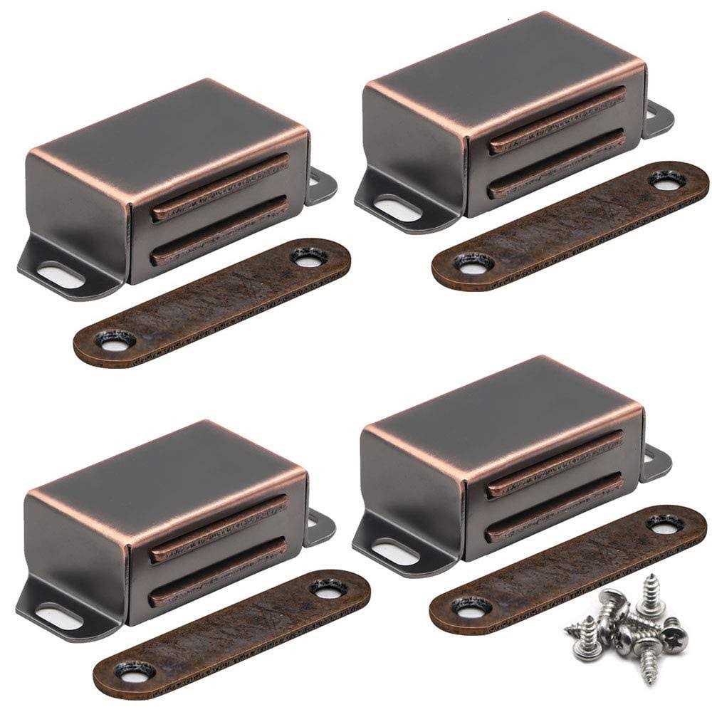 kaileyouxiangongsi 20 lbs Magnetic Door Catch Heavy Duty Latch for Cabinets Shutter Closet Furniture Door - Cheap Fitting