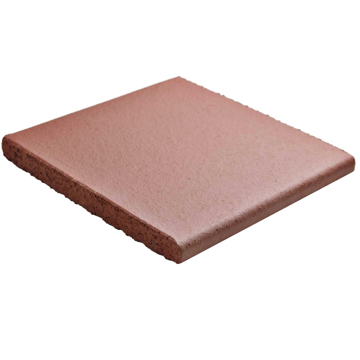 Affinity Tile Quarry Red Ceramic Bullnose Tile FGA6K - Cheap Fitting