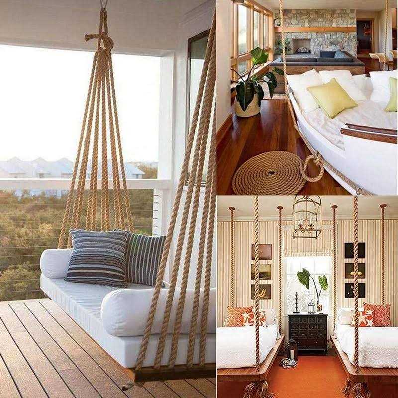 YUZENET Twisted Manila Rope Jute Rope Natural Thick Hemp Rope for Docks - Cheap Fitting