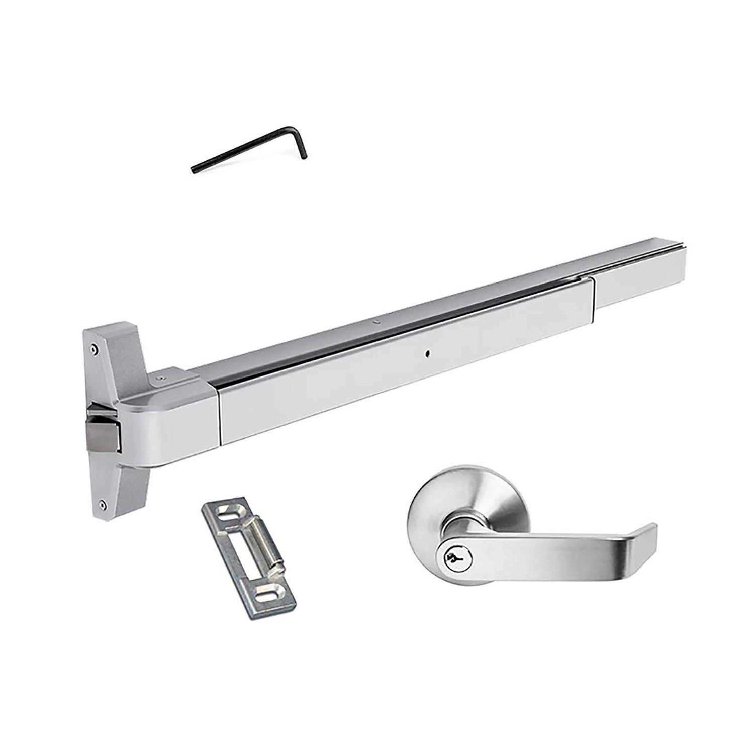 Dynasty Hardware Push Bar Panic Exit Device Aluminum - Cheap Fitting