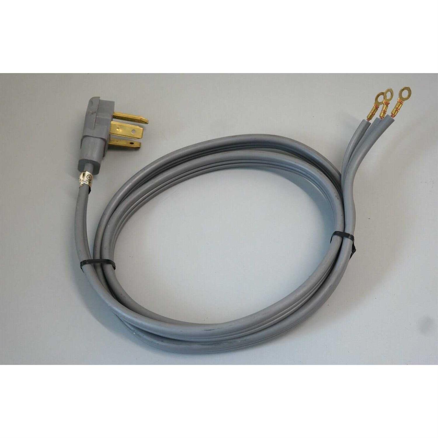 Smart Choice 6′ 30-Amp. 3-Prong Dryer Cord - Cheap Fitting