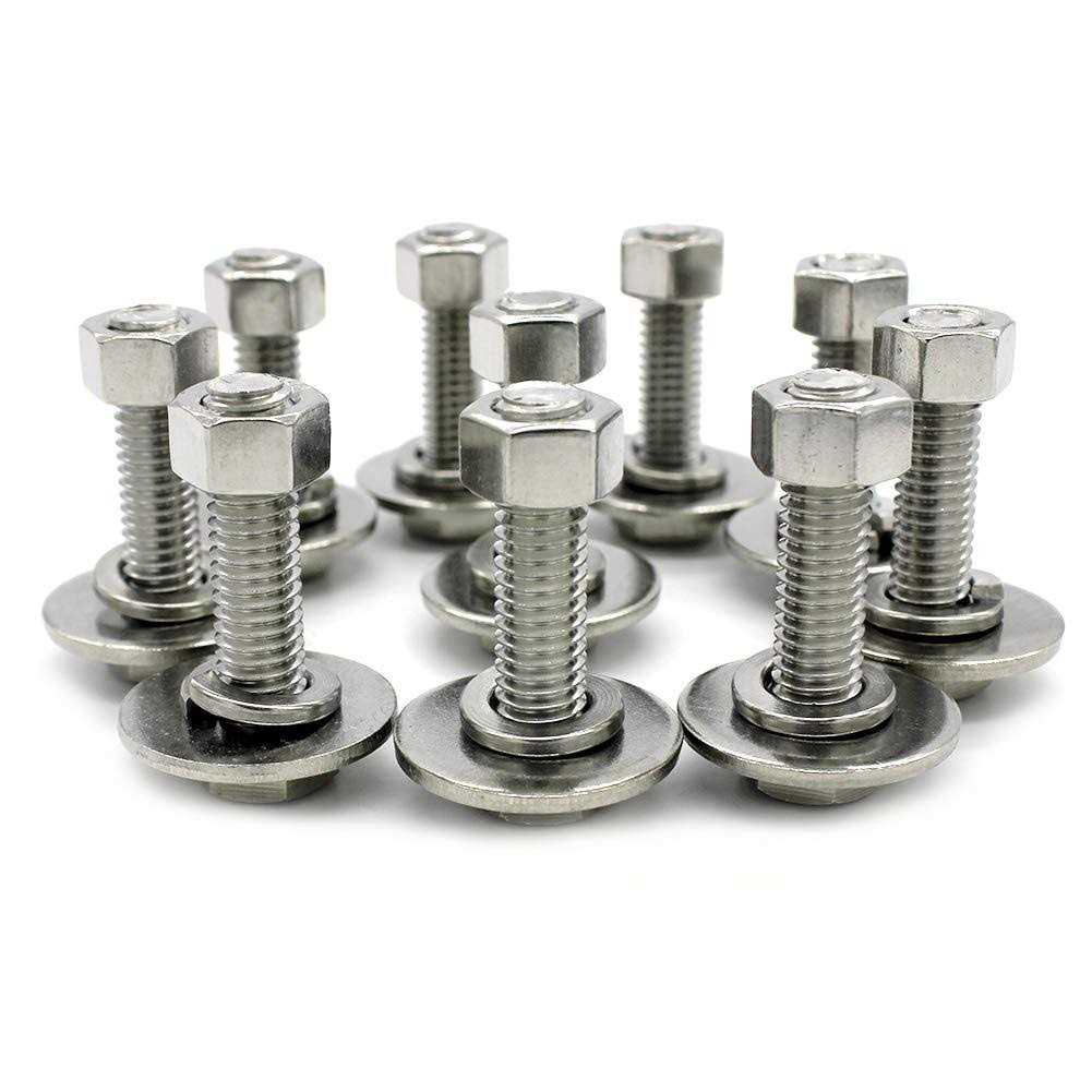 Fullerkreg Stainless Steel Hex Head Screws Bolts Nuts Flat & Lock Washers - Cheap Fitting