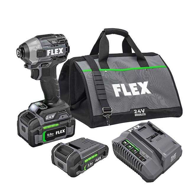 Flex 1/4-In. Quick Eject Hex Impact Driver with Multi-Mode Kit FX1371A-2B - Cheap Fitting