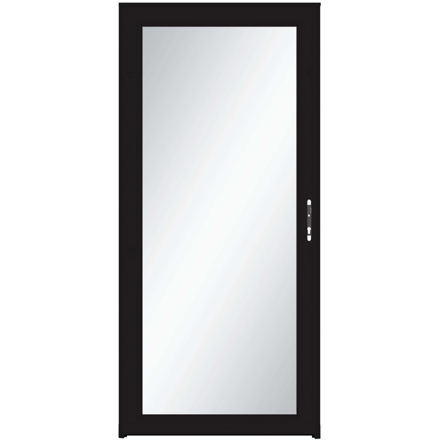 Larson Signature Selection 32-in x 81 Full-view Interchangeable Screen Aluminum Storm Door - Cheap Fitting