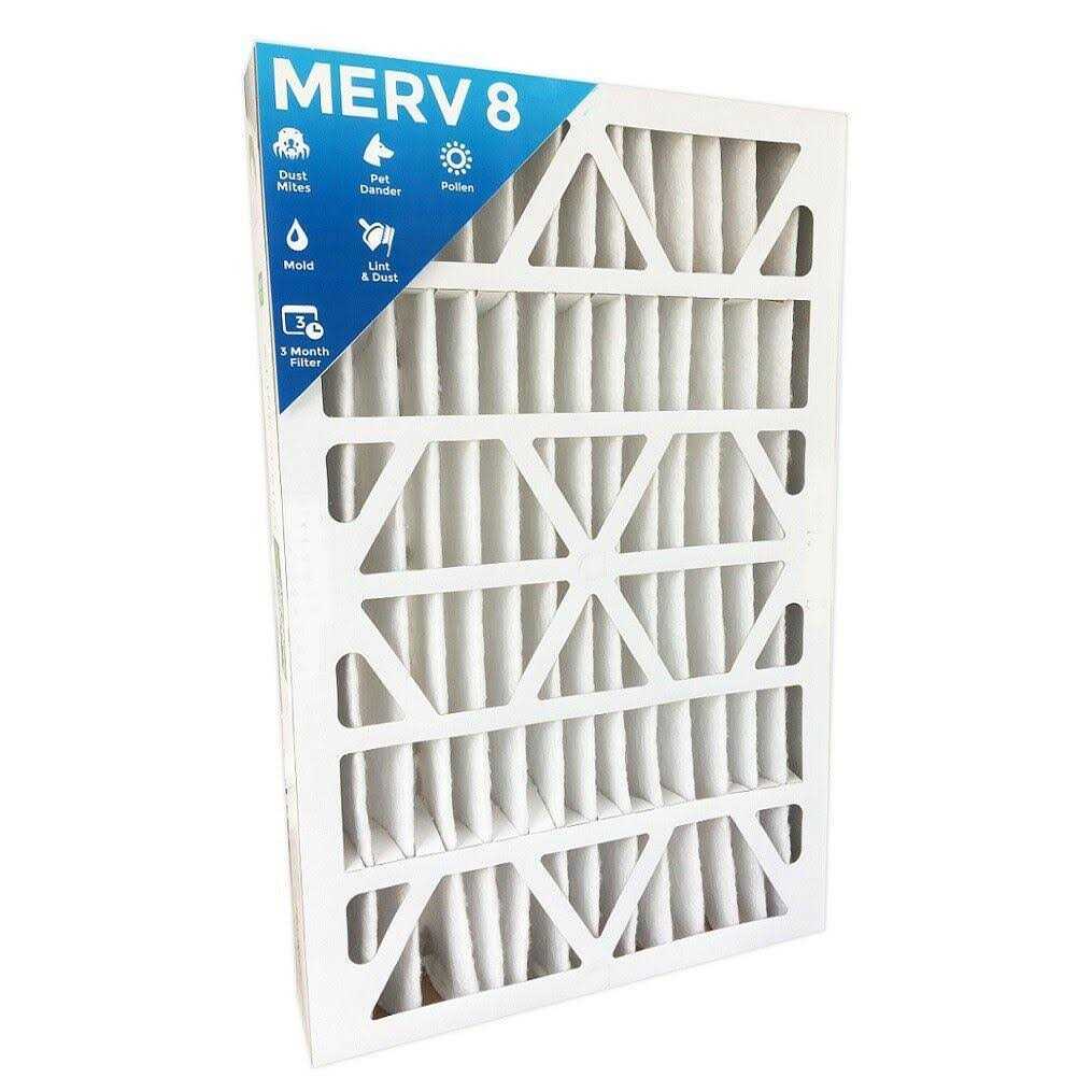 MERV Pleated AC Furnace Air Filters. 6 Pack - Cheap Fitting