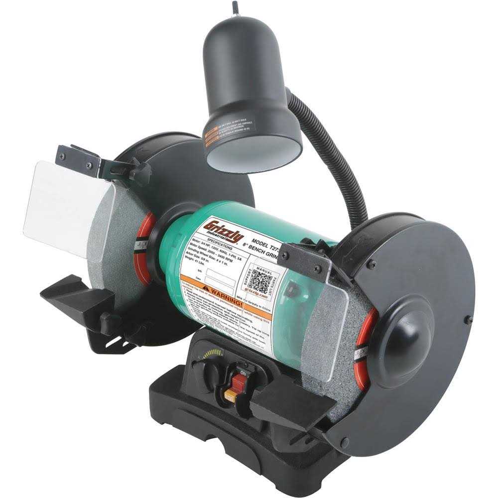 Grizzly Industrial 8in. Variable-Speed Grinder with Light - Cheap Fitting