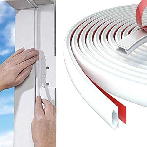 Weather Stripping Door Seal Strip,Self-Adhesive Rubber D-Shape Door Weather Stripping Sealers for Door Frame Window Insulation Large Gap - Cheap Fitting