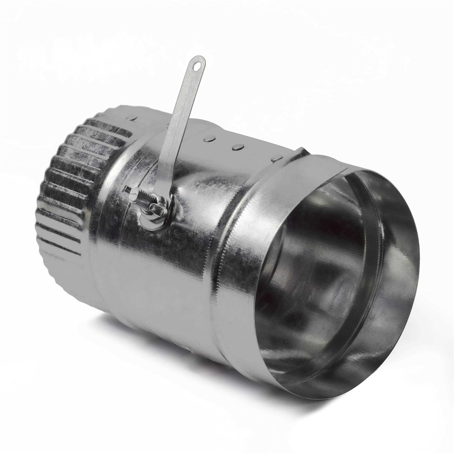The Sheet Metal Kid 4-in HVAC Duct Manual Volume Damper with Sleeve - Cheap Fitting