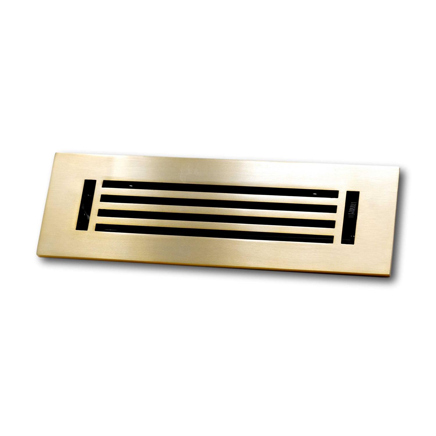 10 Cast Aluminum Linear Vent Cover - Cheap Fitting