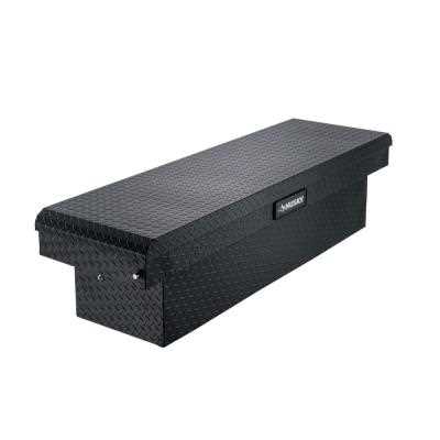 Husky 71.36 in. Matte Black Aluminum Full Size Crossbed Truck Tool Box - Cheap Fitting