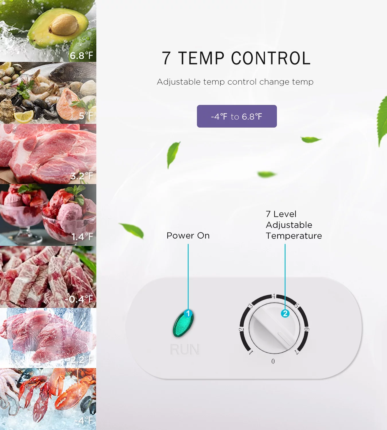 Northair 7.0 Cu ft Garage Ready Chest Freezer with Adjustable Temperature Controls - Cheap Fitting