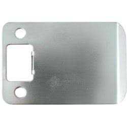 Stone Harbor Hardware Round Corner Extended Lip Strike Plate 2-1/4 x 2-1/2 - Cheap Fitting