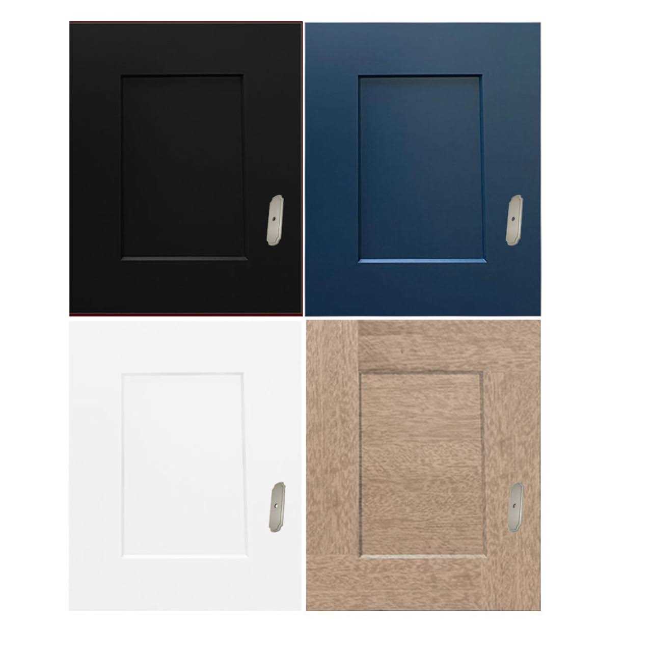 Cosmas B-112SN Satin Nickel Cabinet Hardware Knob Backplate/Back Plate - Cheap Fitting