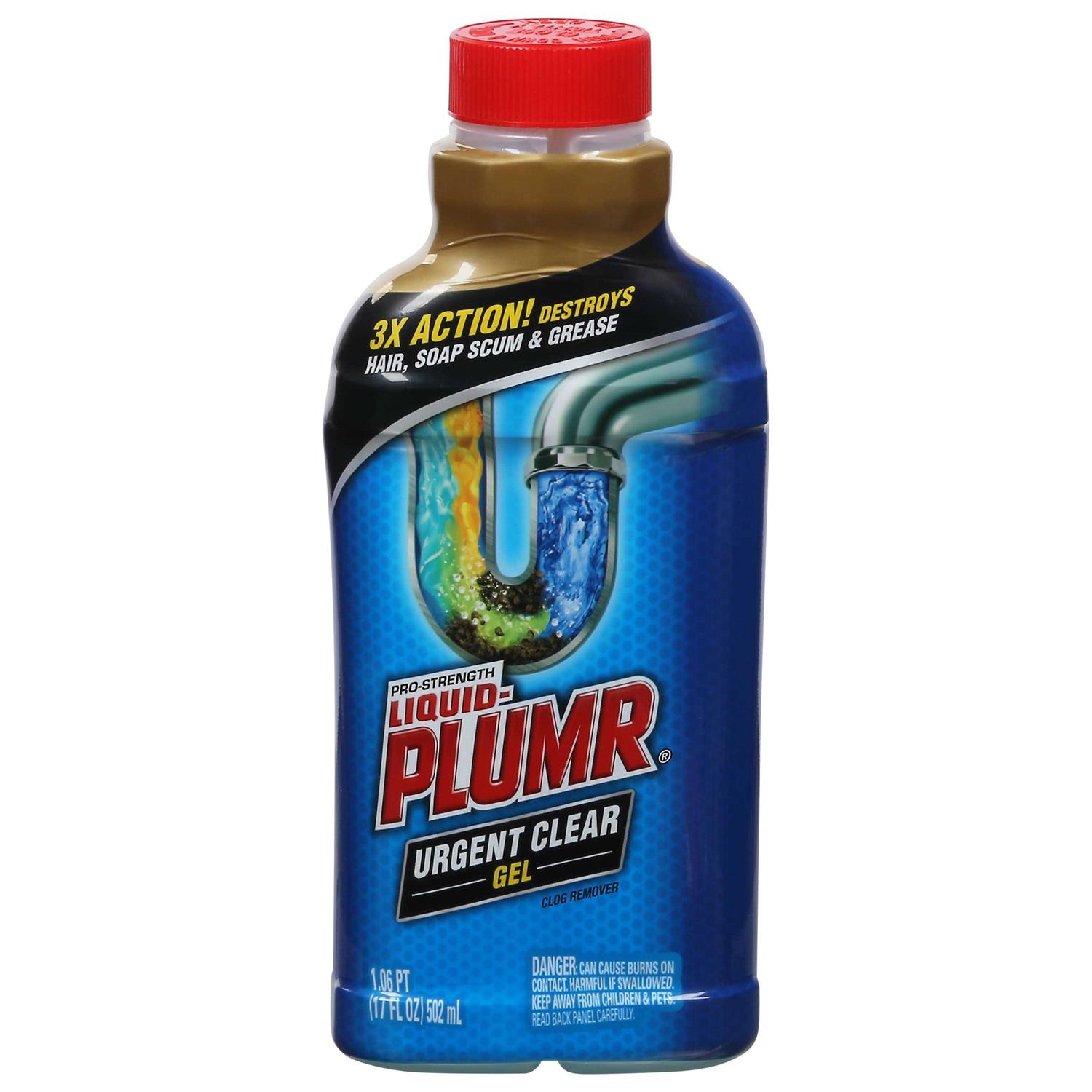 Liquid-Plumr Urgent Clear Gel Clog Remover - Cheap Fitting