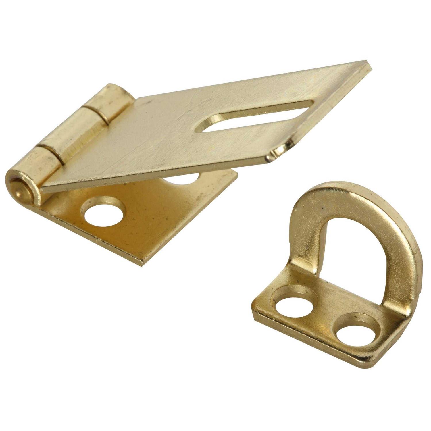 National Hardware 1-3/4 in. Brass Safety Hasp - Cheap Fitting