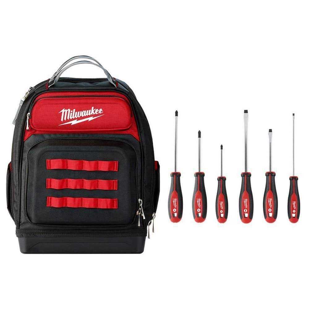 Milwaukee 15 in. Ultimate Jobsite Backpack with Screwdriver Set - Cheap Fitting