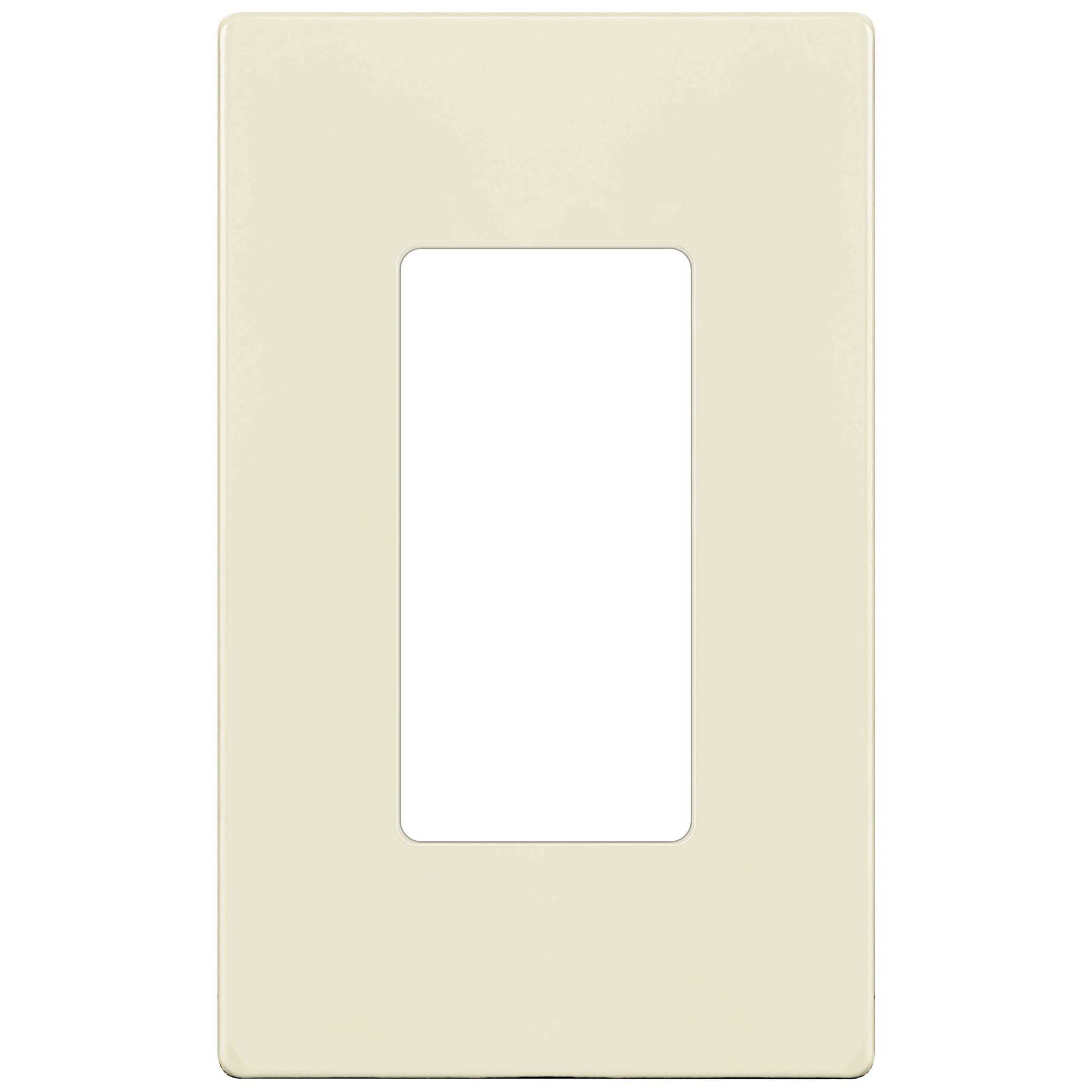 Enerlites Elite Series 1-Gang Screwless Decorator Wall Plate - Cheap Fitting