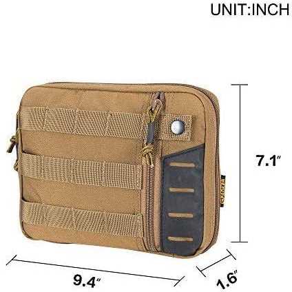 EXCELLENT ELITE SPANKER Molle Admin Pouch Tactical EDC Tool Pouch Military Nylon Holder Modular Utility Organizer Bag - Cheap Fitting