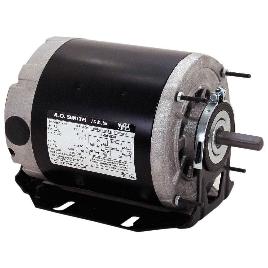 Packard 45013 1/3 HP 1725 Rpm 115 Volts Belt Drive Blower Motor - Cheap Fitting