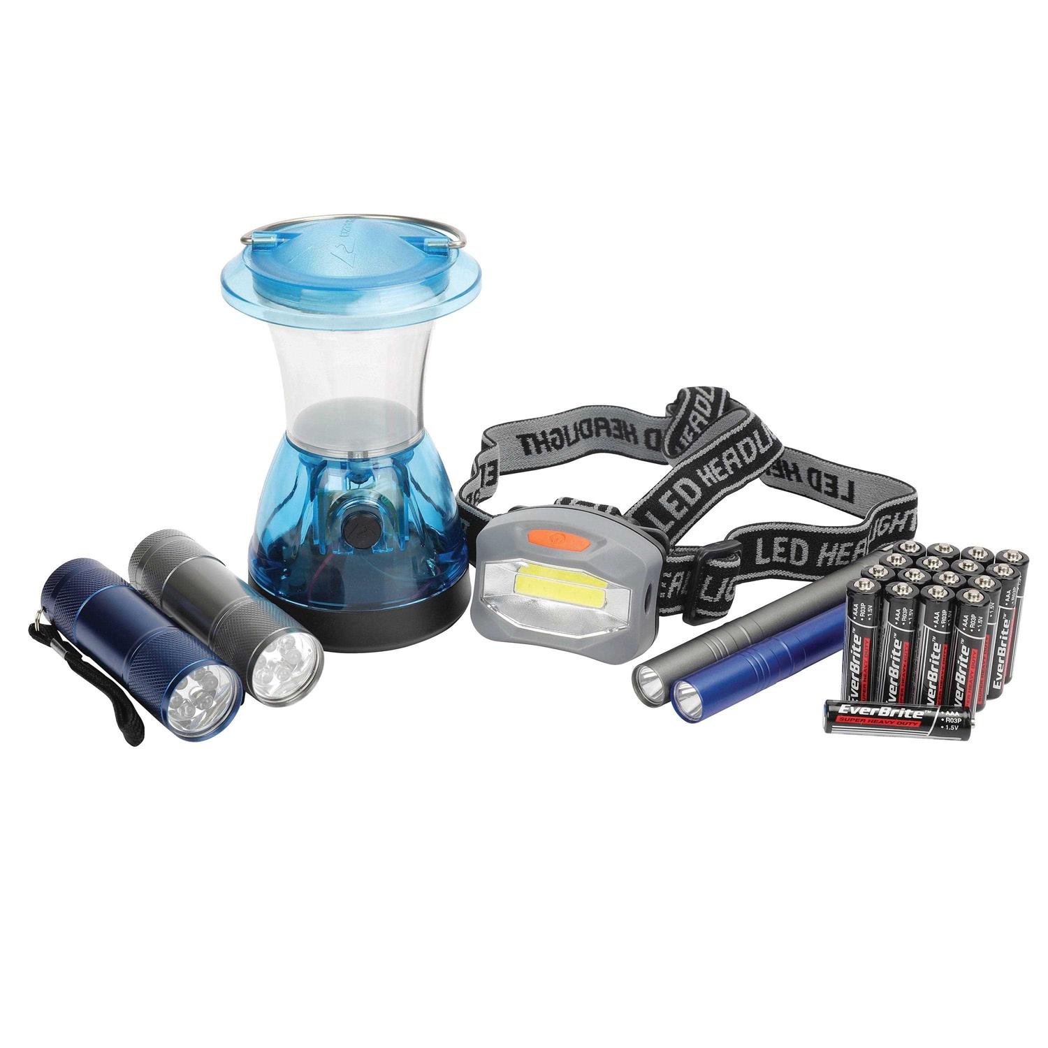Ozark Trail 6-Piece LED Flashlight Headlamp Lantern Penlight Combo 4937 - Cheap Fitting