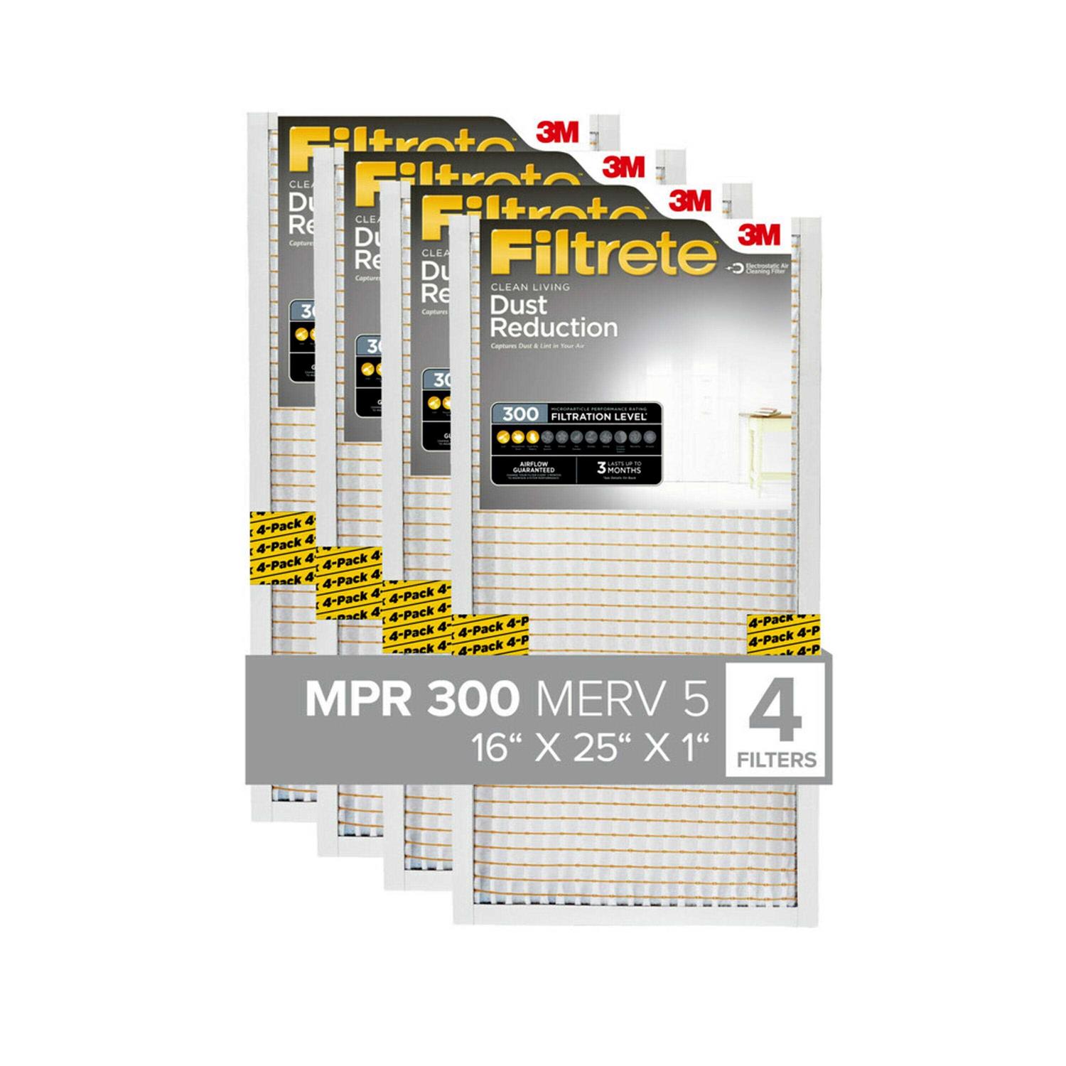 Filtrete Air Filter Merv 5 Dust Reduction - Cheap Fitting
