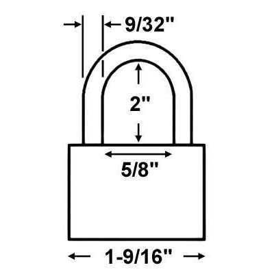 Master Lock Laminated Steel Padlock - Cheap Fitting