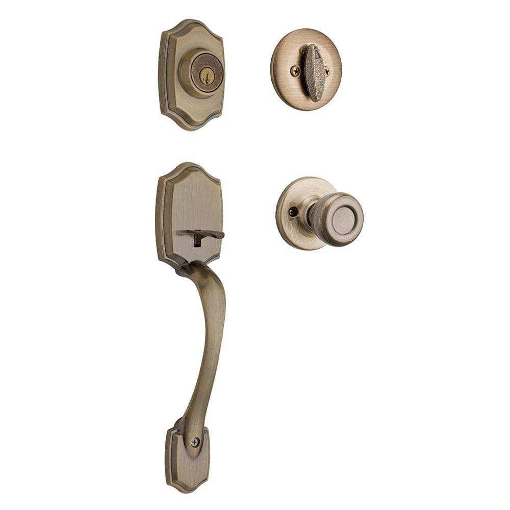 Kwikset 96870-098 Belleview Single Cylinder Handleset with Tylo Knob Featuring SmartKey - Cheap Fitting