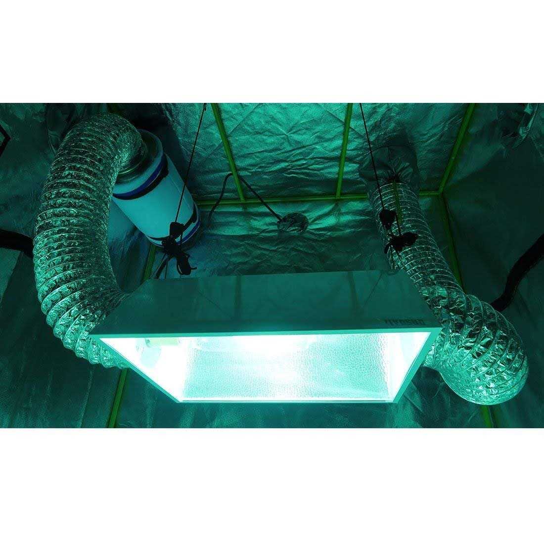 VIVOSUN 8 Feet Non-Insulated Flex Air Aluminum Ducting Dryer Vent Hose for HVAC Ventilation w/Two Stainless Steel Clamps - Cheap Fitting