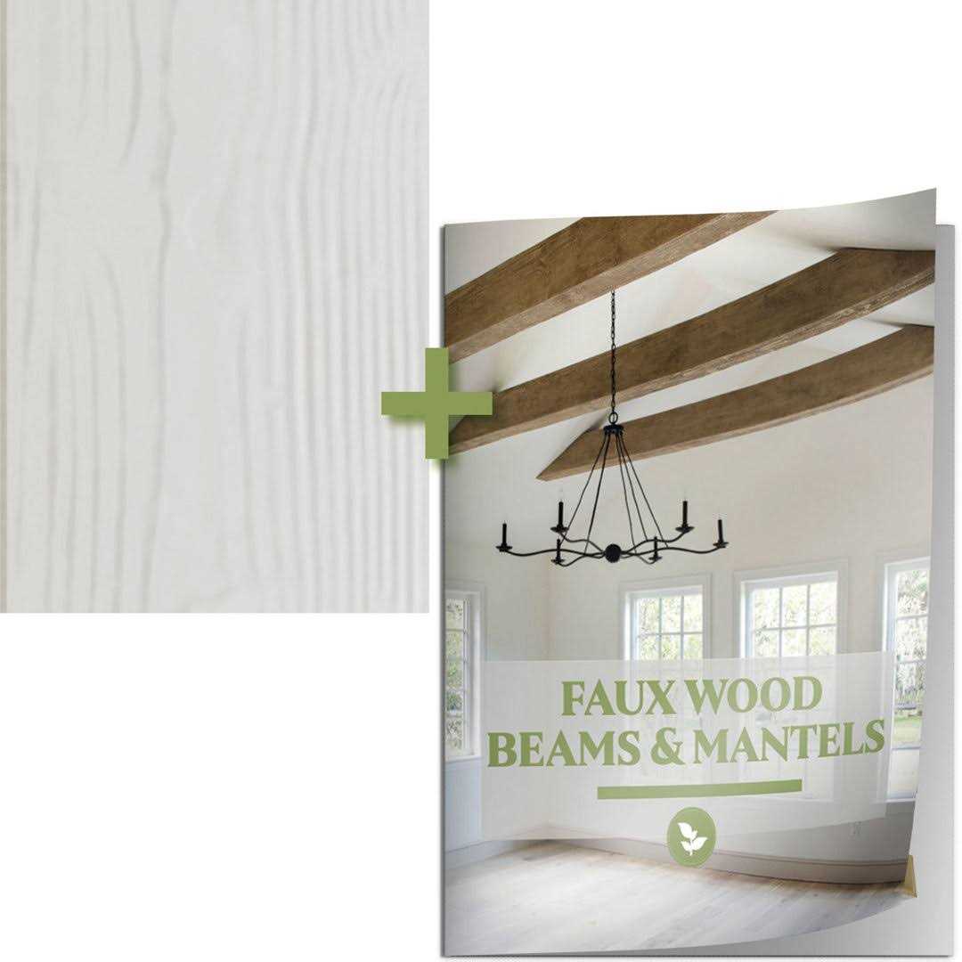 10 x 7 SAMPLE Endurathane Faux Wood Beam w/ Catalog Ekena Millwork Finish - Cheap Fitting