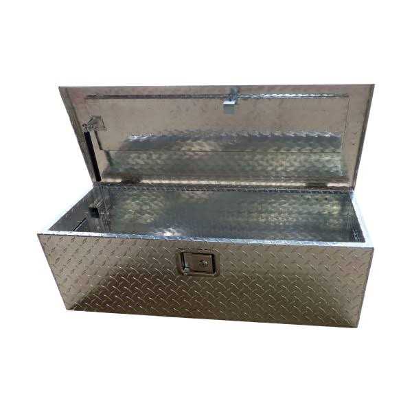 Hornet Outdoors Large Universal Fit Diamond Plate Aluminum Tool Box - Cheap Fitting