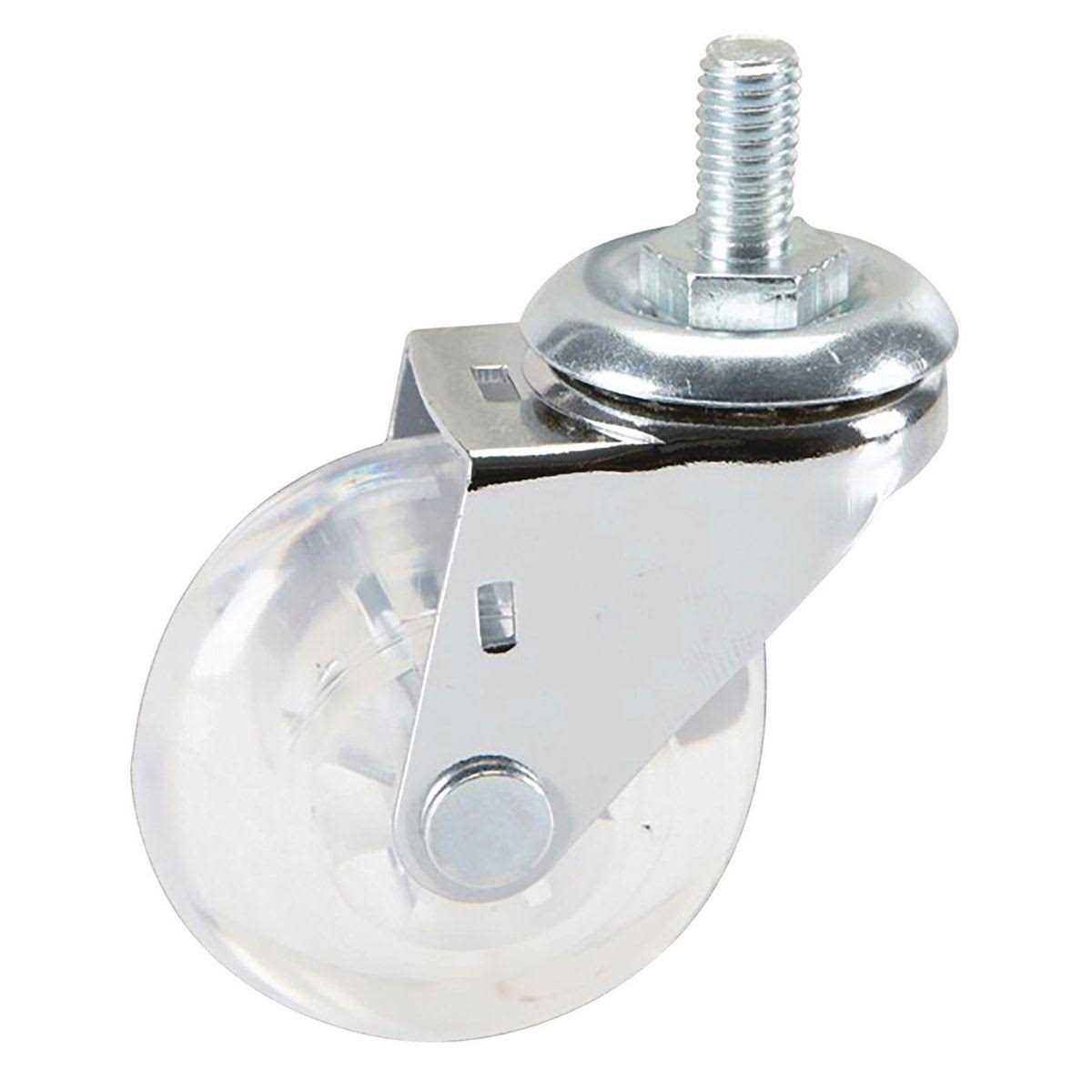 2 in. Clear Polyurethane Light Duty Swivel Caster - Cheap Fitting