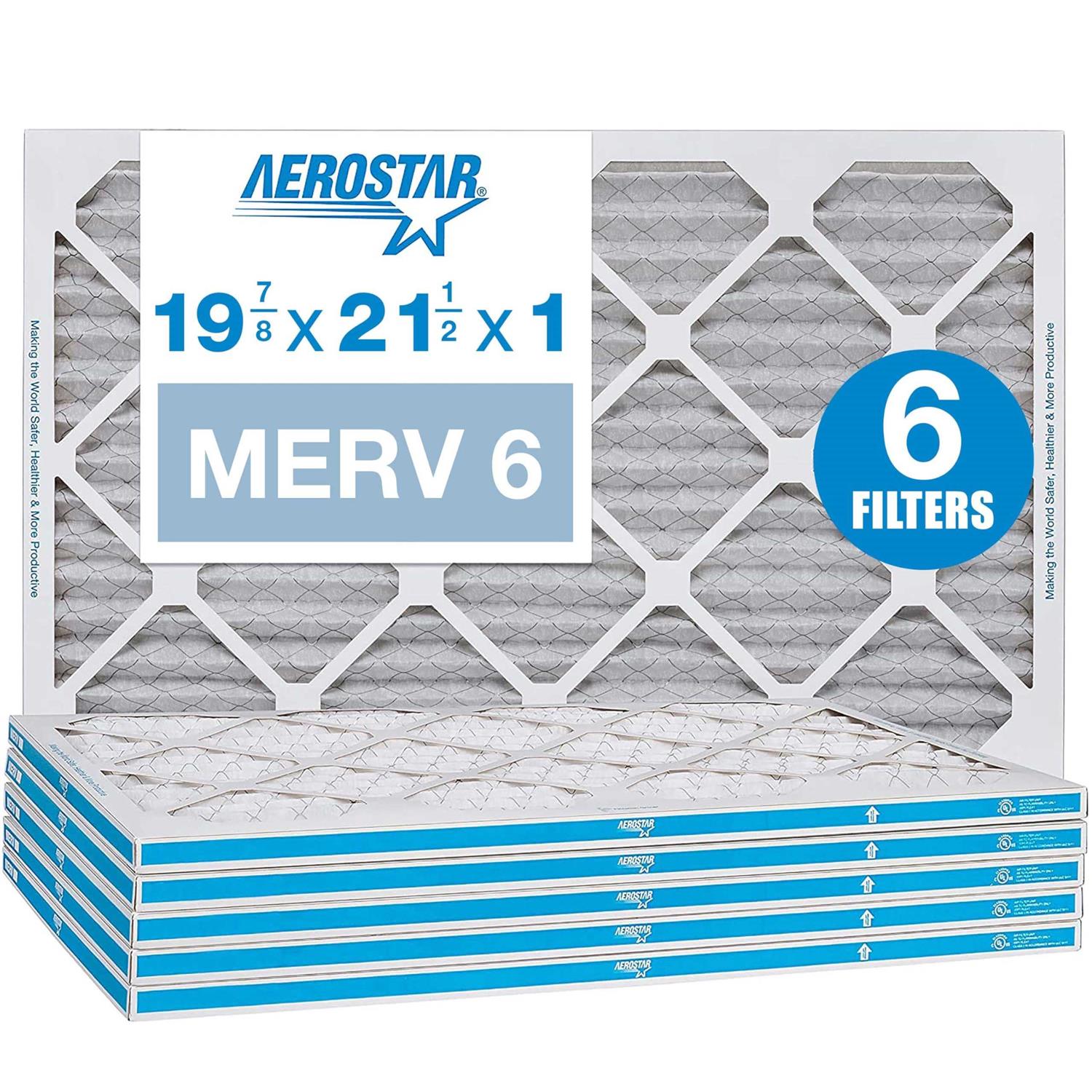 1 MERV 8 Pleated Air Filter - Cheap Fitting
